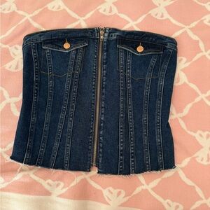 Denim Corset